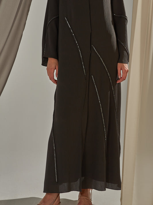 Grey Abaya 03