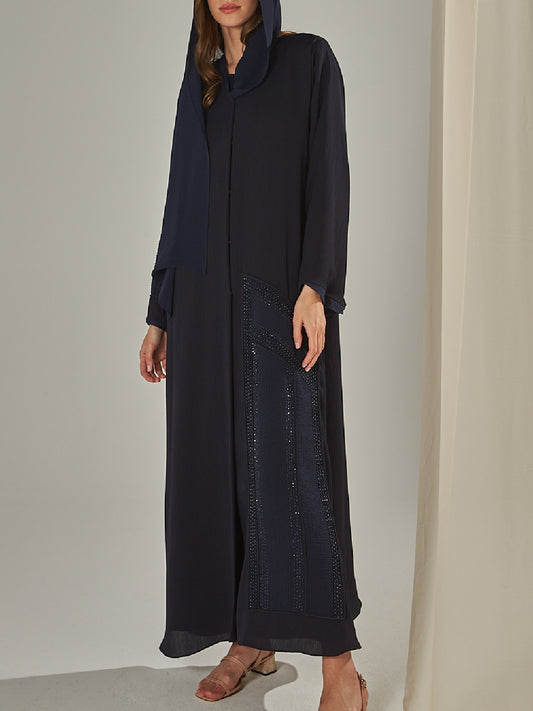 Navy Abaya 05