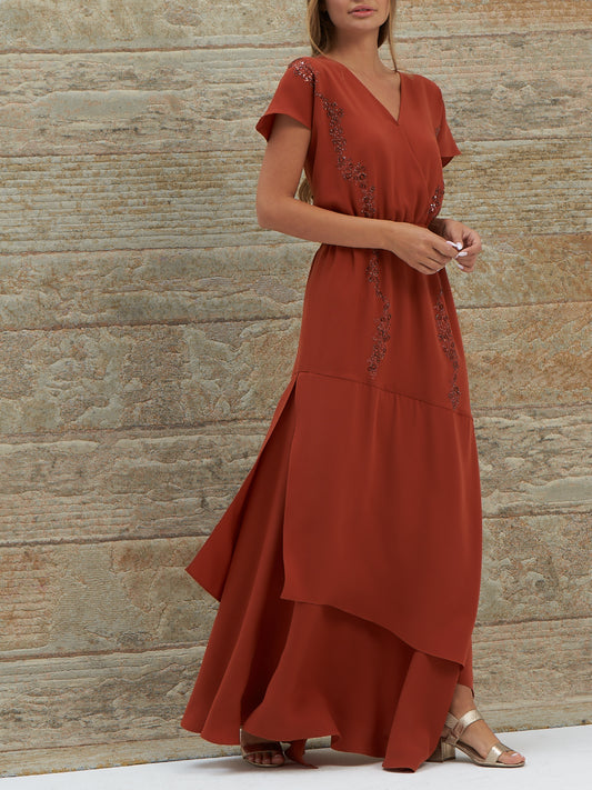 Burnt Orange Dress