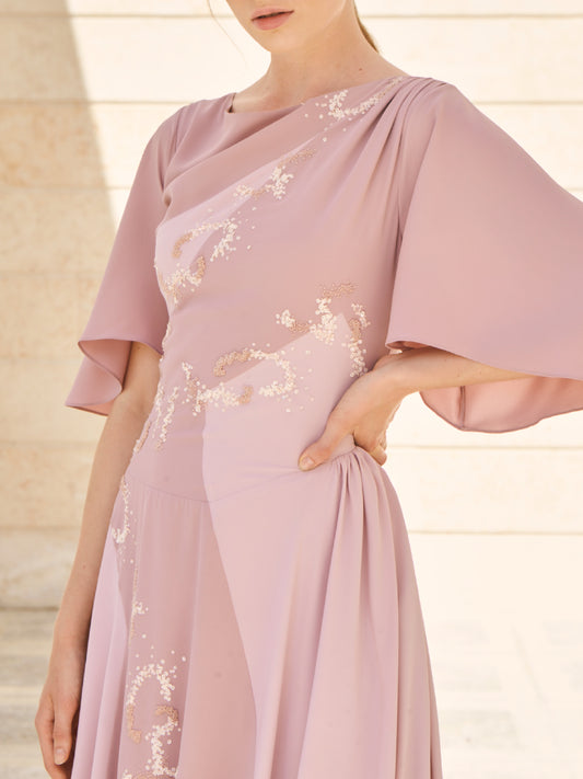 Two-Tone Evening Gown