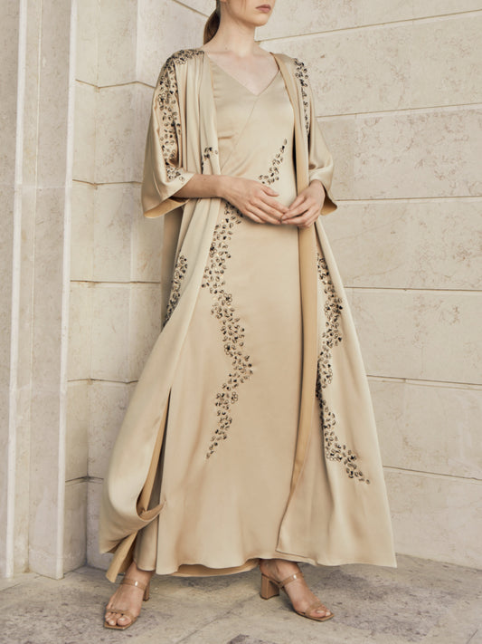 3D Signature Embroidery Cardigan