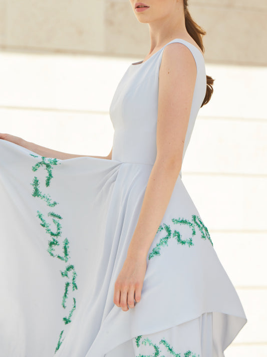 Blue Evening Gown