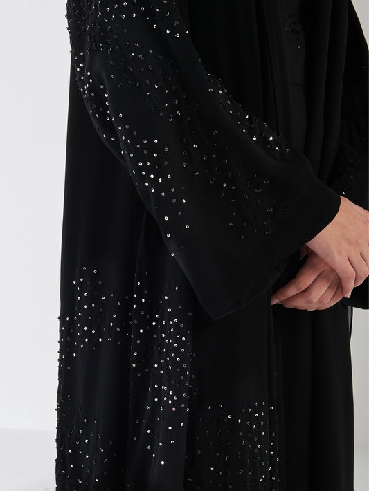 Rocaille Noire Abaya