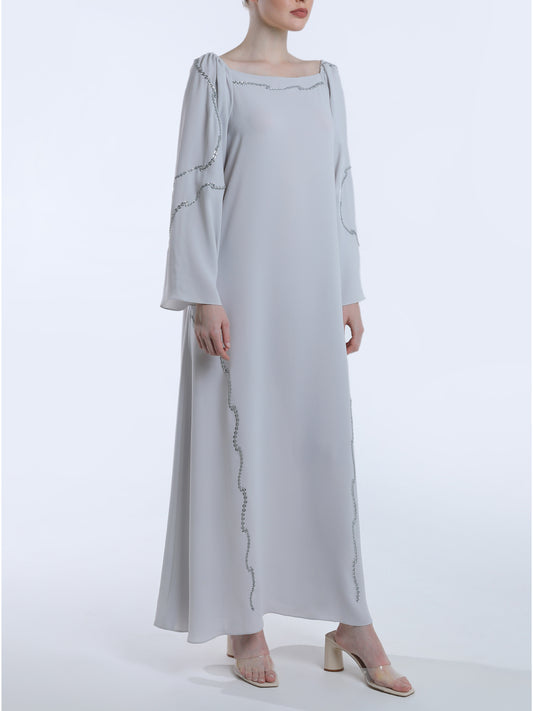 French Grey Kaftan